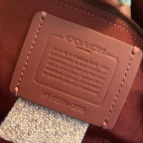 NWT Coach Large Leather Katy Satchel in Watermelon With Crossbody Strap - Picture 6 of 9